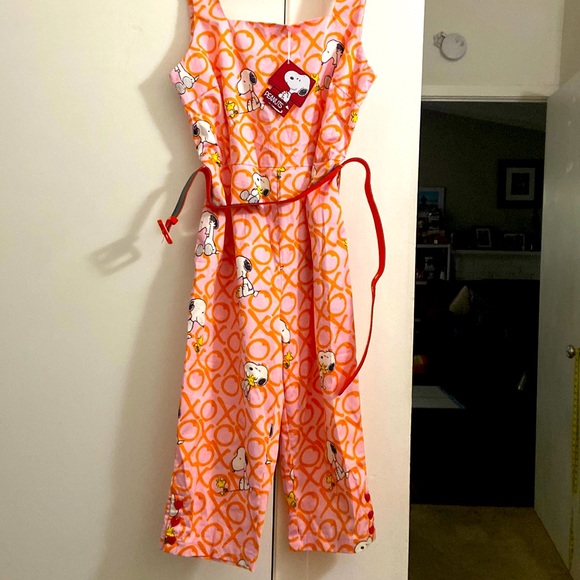 1950s-inspired jumpsuit Snoopy Peanuts Sarsparilly new size L unique firm p - Picture 3 of 6